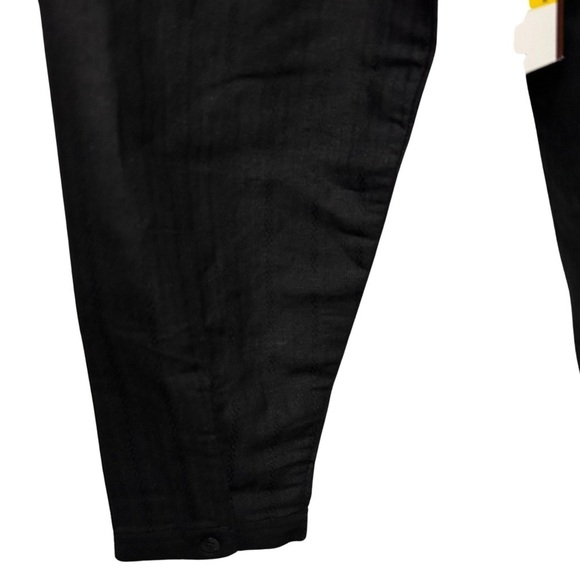 Havanera Popover Band Collar Long Sleeve Shirt Black Size Medium NEW WITH TAGS - Picture 4 of 7